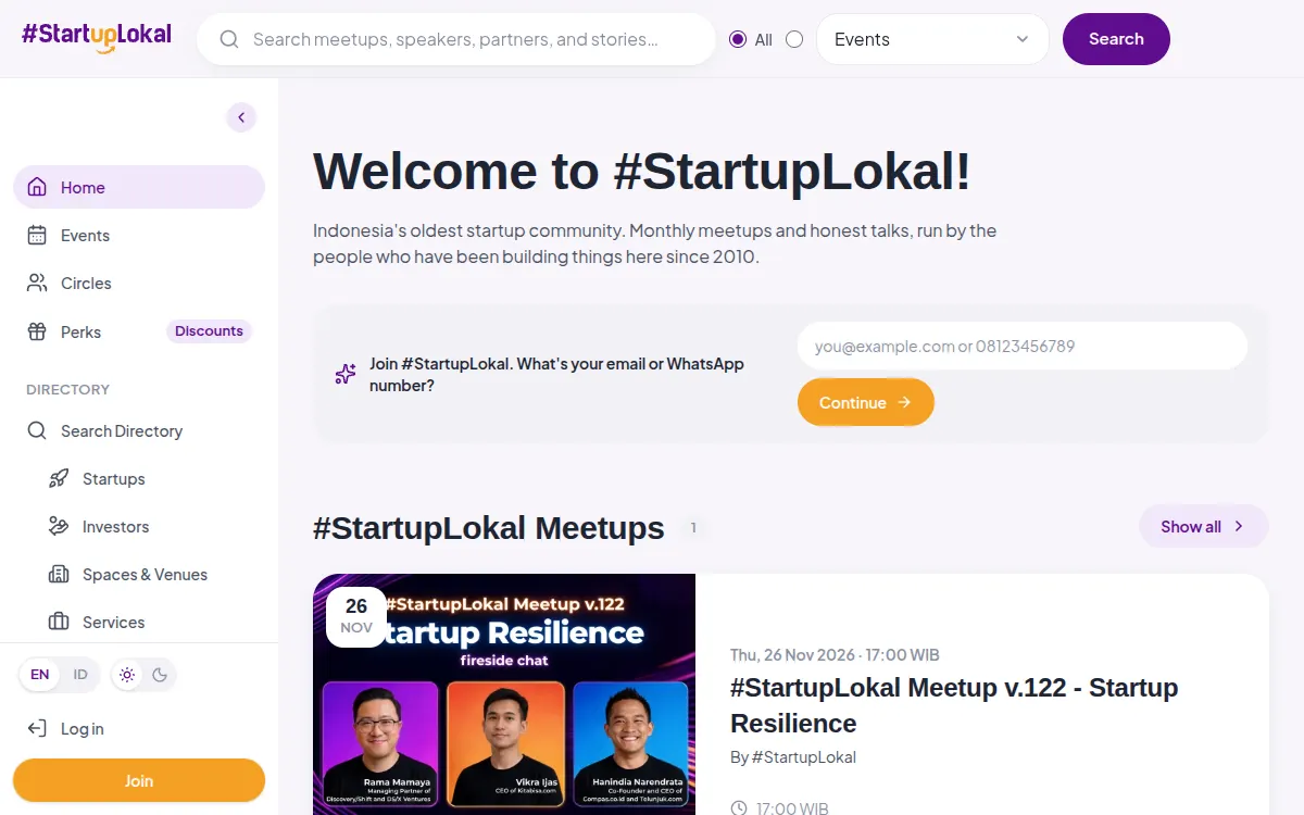 startuplokal.community, 2026